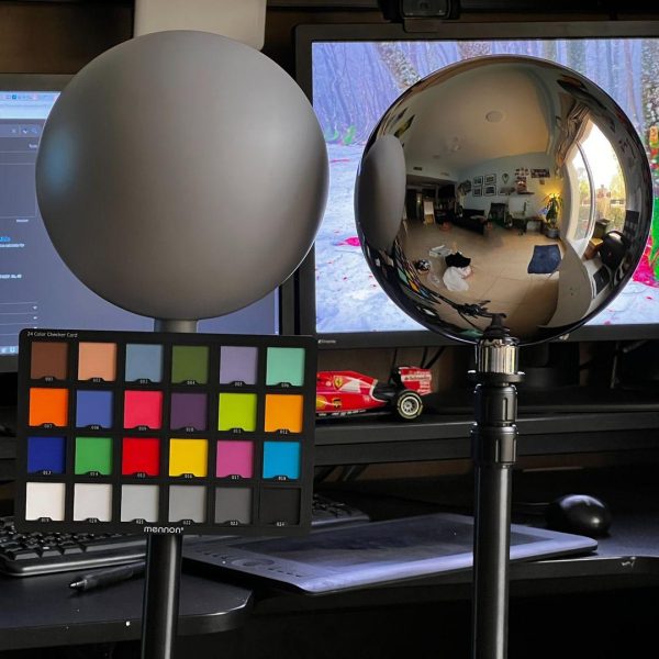 Single chrome vfx ball HDRI CGI - Image 3