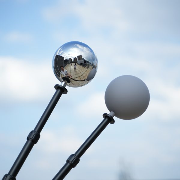 vfxball 12.6cm HDRi Chrome Grey Ball Kit