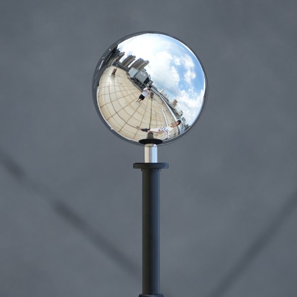 Single chrome vfx ball HDRI CGI